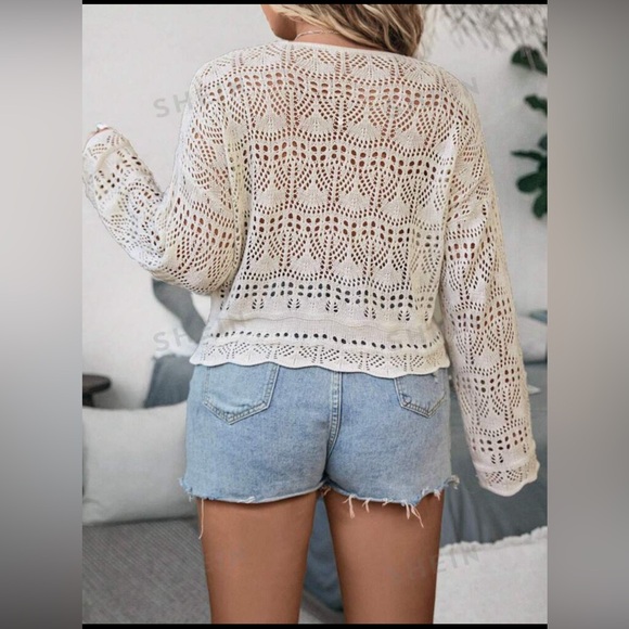 Drawstring Front Knit Top - Picture 3 of 5